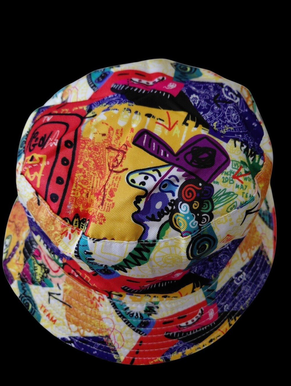 Abstract Print Unisex Bucket Hat 22"/23" - Picture 3 of 6